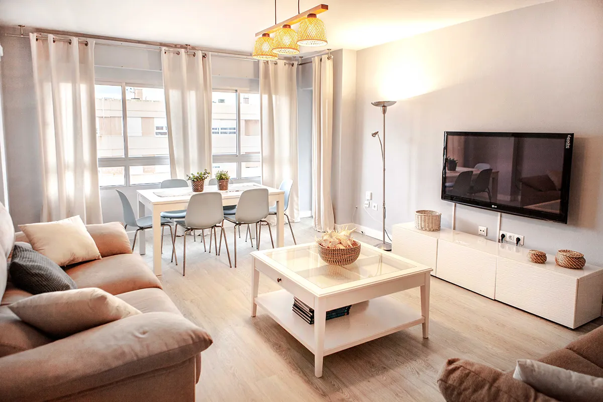 Apartamento en Tarifa con vistas al estrecho, ideal para unas vacaciones tranquilas y cómodas