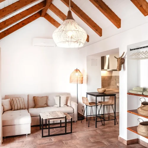 Apartamento vacacional en Tarifa, ideal para familias o grupos pequeños que buscan comodidad.